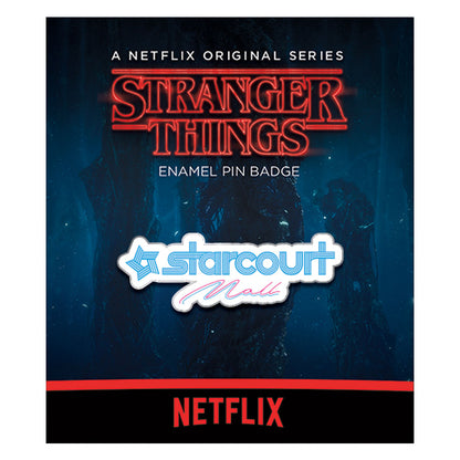 STRANGER THINGS ストレンジャー・シングス (シーズン5 2025年配信決定 ) - Starcourt Mall / メタル・ピンバッジ / バッジ 【公式 / オフィシャル】