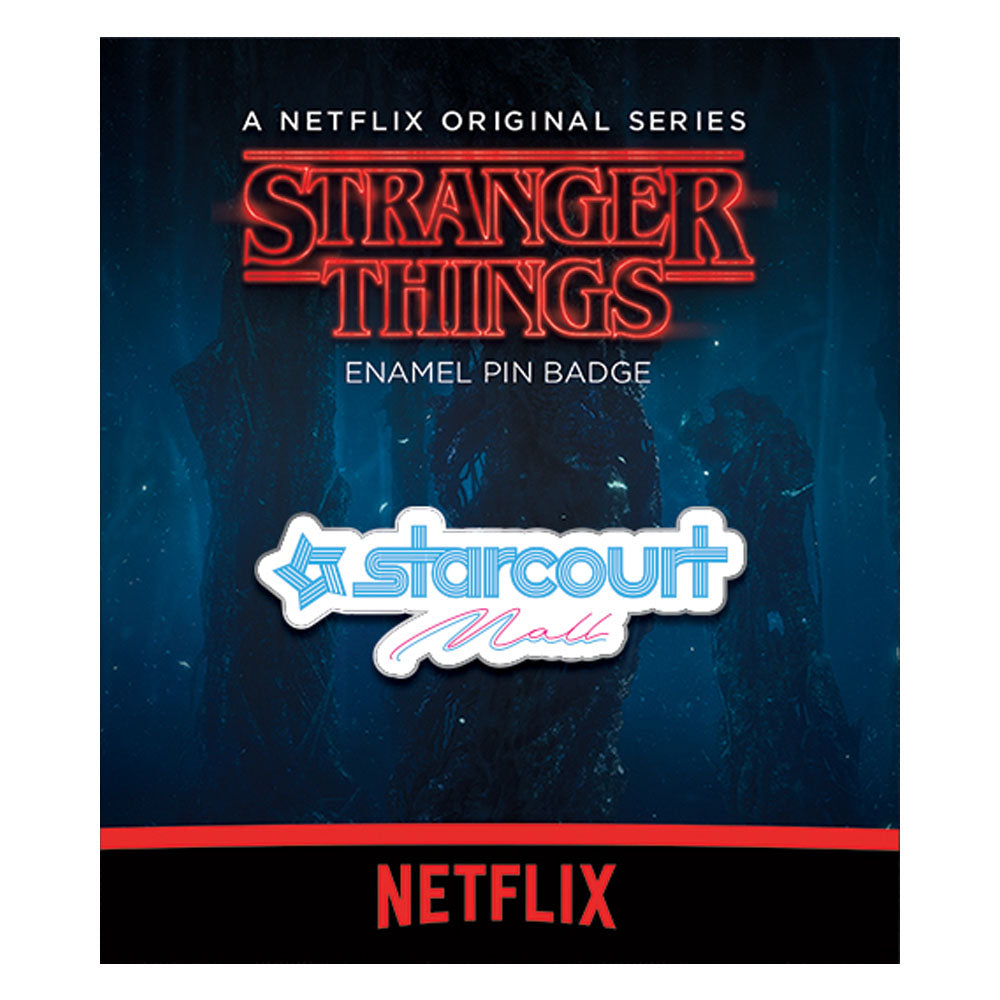 STRANGER THINGS ストレンジャー・シングス (シーズン5 2025年配信決定 ) - Starcourt Mall / メタル・ピンバッジ / バッジ 【公式 / オフィシャル】