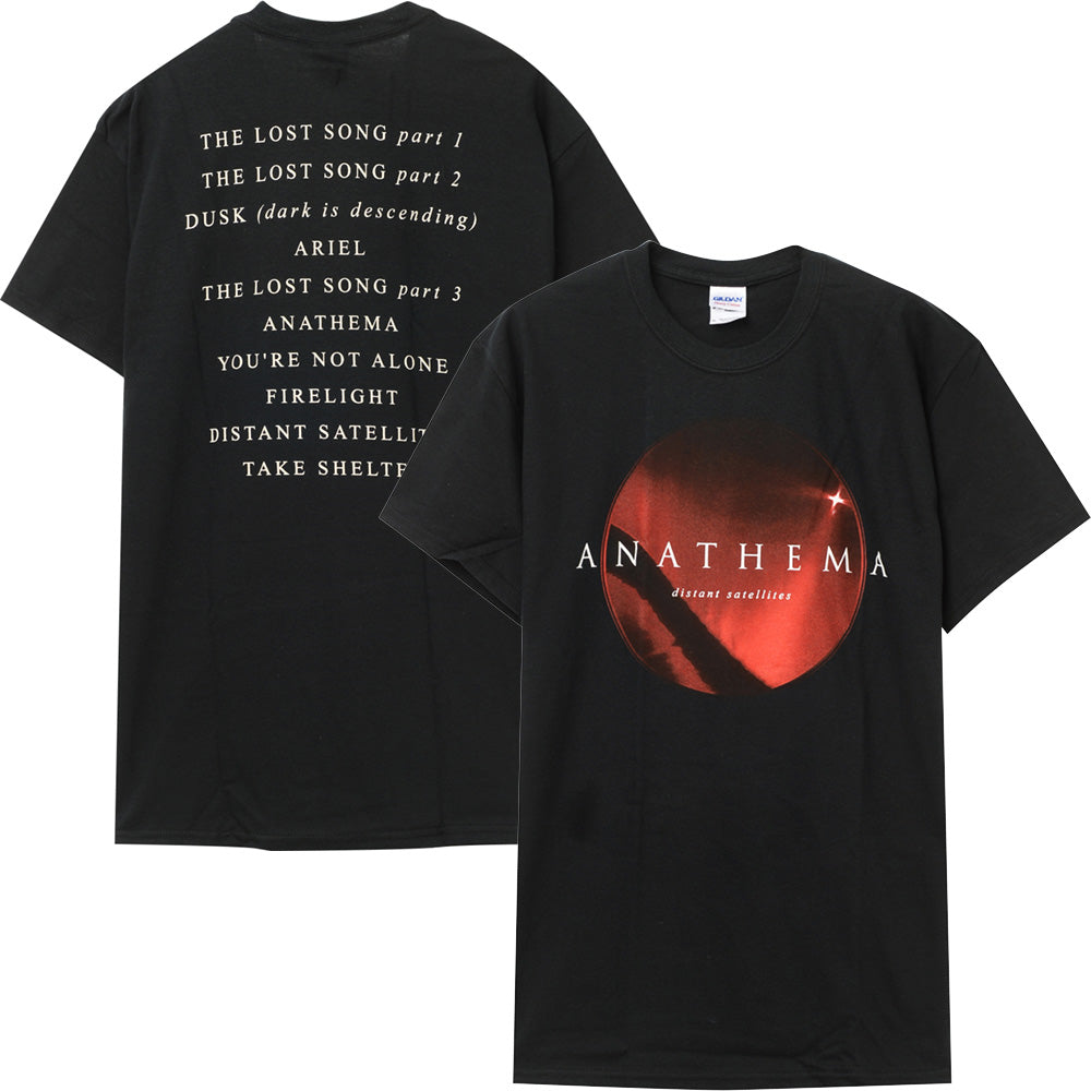 【廃番ラスト販売/特別価格】ANATHEMA アナセマ - Distant Satellites Tracks / バックプリントあり / Tシャツ / メンズ 【公式 / オフィシャル】