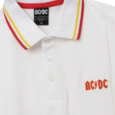 AC/DC エーシーディーシー (Back in Black 45周年 ) - Classic Logo / ポロシャツ / メンズ