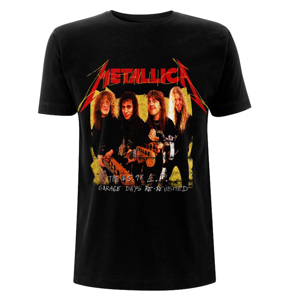 METALLICA - Garage Photo Yellow / Back Print / T-Shirt / Men's