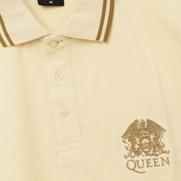 QUEEN (50th Anniversary of First Visit to Japan) - Crest Logo / Polo Shirt / Men's