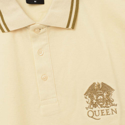 QUEEN (50th Anniversary of First Visit to Japan) - Crest Logo / Polo Shirt / Men's