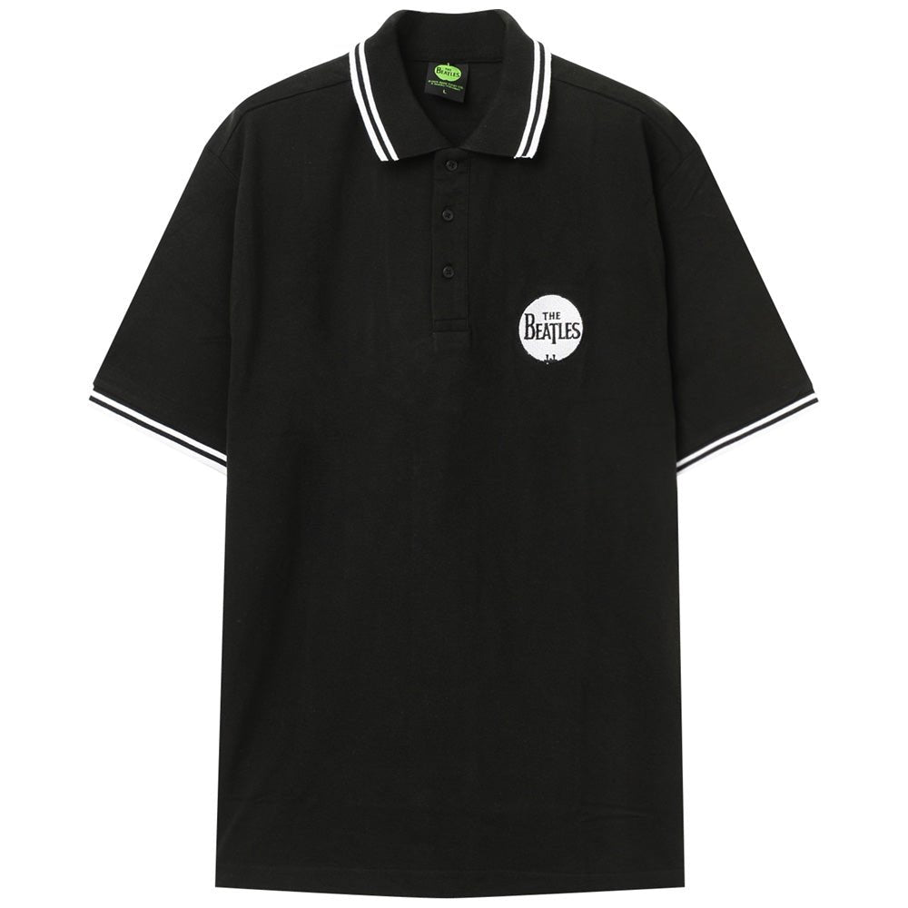THE BEATLES ビートルズ (来日 60周年 ) - Drum Logo / ポロシャツ / メンズ - PGS