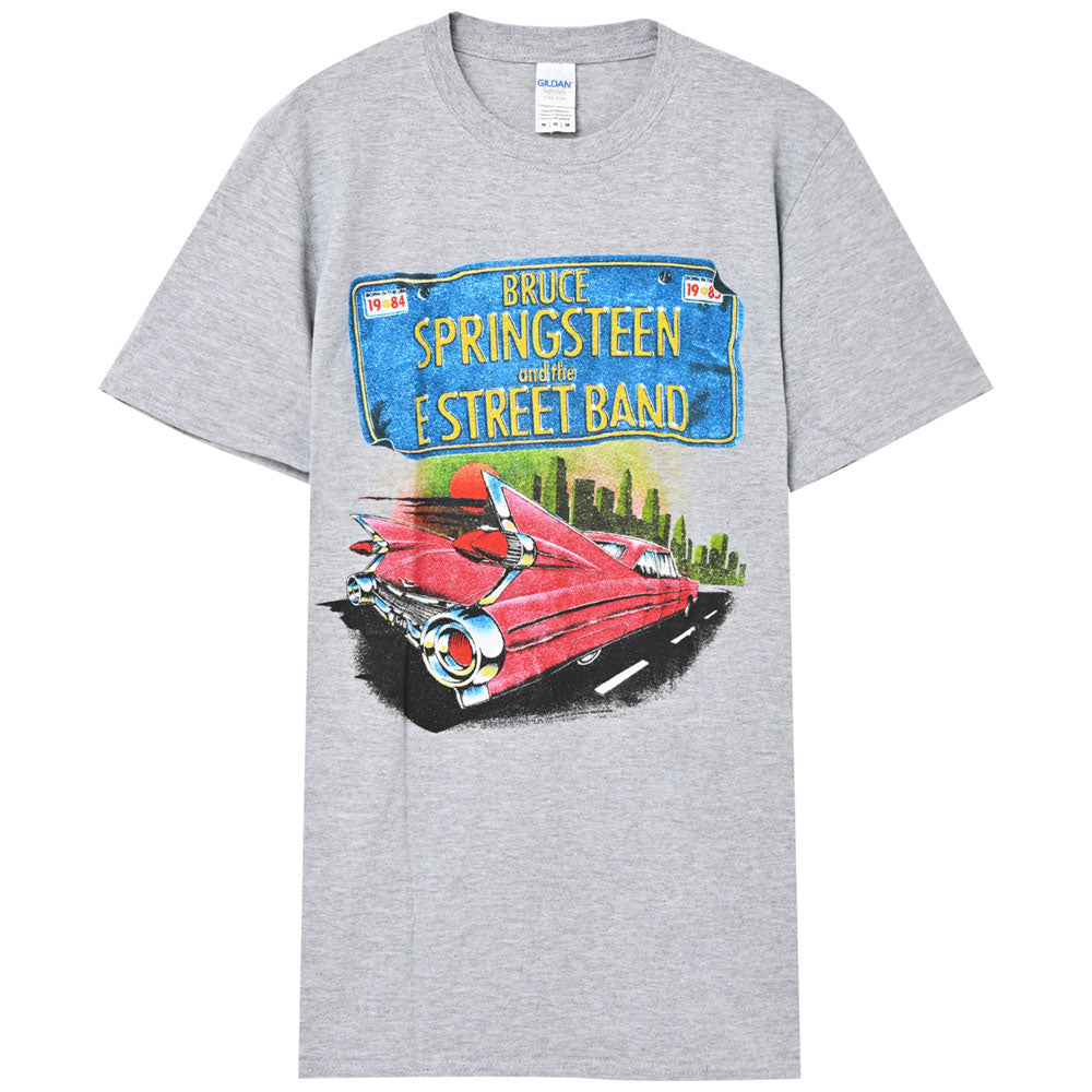 BRUCE SPRINGSTEEN ブルーススプリングスティーン - BORN IN THE TOUR 1984 / バックプリントあり / Tシャツ / メンズ 【公式 / オフィシャル】