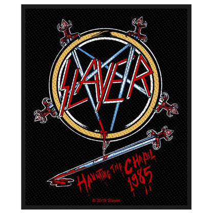 SLAYER - (Kerry King 10月 来日 ) - Haunting The Chapel Woven Patch