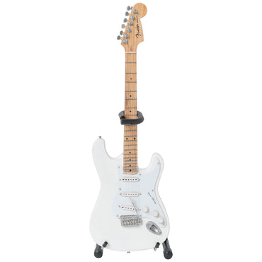 FENDER フェンダー (設立 80周年 ) - Olympic White Stratocaster / ミニチュア楽器 【公式 / オフィシャル】