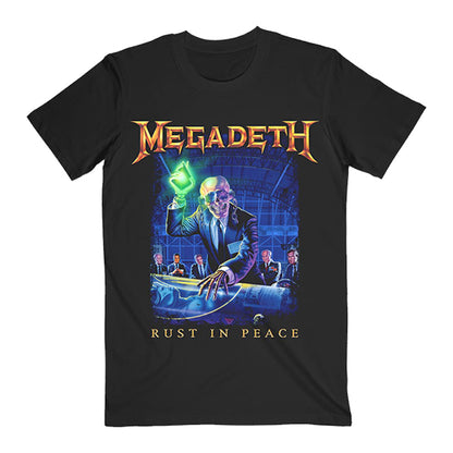 MEGADETH メガデス (2026.1.23 新譜 発売 記念 ) - Rust In Peace Tracklist / バックプリントあり / Tシャツ / メンズ