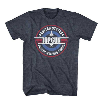 TOP GUN トップガン (アイスマン追悼 ) - WEAPONS SCHOOL / Navy / Tシャツ / メンズ 【公式 / オフィシャル】
