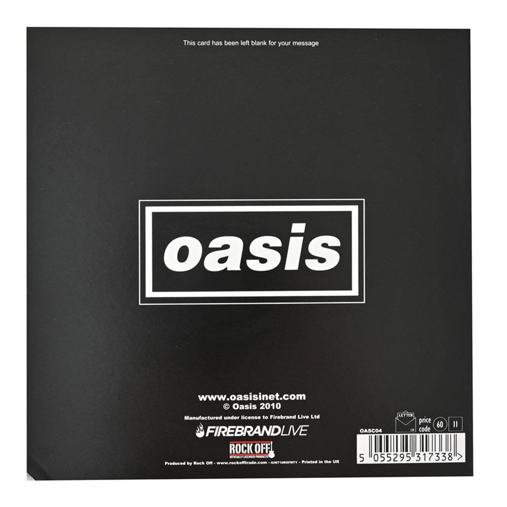 OASIS オアシス (映画「オアシス：ドント・ルック・バック・イン・アンガー」公開 ) - Be Here Now / 封筒付Greetings Card / ポストカード・レター