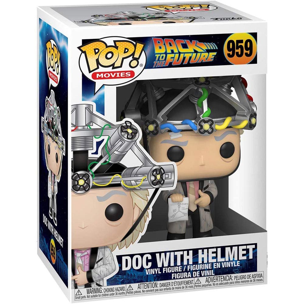 BACK TO THE FUTURE バックトゥザフューチャー (劇場公開40周年 ) - Doc with Helmet / フィギュア・人形 【公式 / オフィシャル】