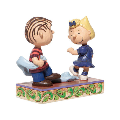 PEANUTS スヌーピー - ライナス＆サリー ダンス / JIM SHORE / フィギュア・人形