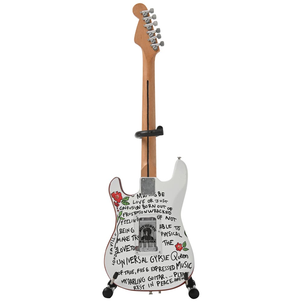 
                  
                    JIMI HENDRIX Jimi Hendrix (Memorial 55 years) - Mini Fender Strat Saville / Miniature Instruments
                  
                