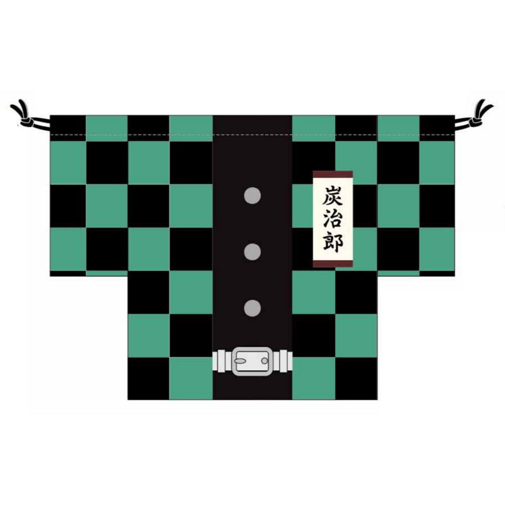 DEMON SLAYER 鬼滅の刃 (劇場版 「無限城編」 第一章 公開記念  ) - 羽織風巾着 / 竈門炭治郎 / ポーチ 【公式 / オフィシャル】