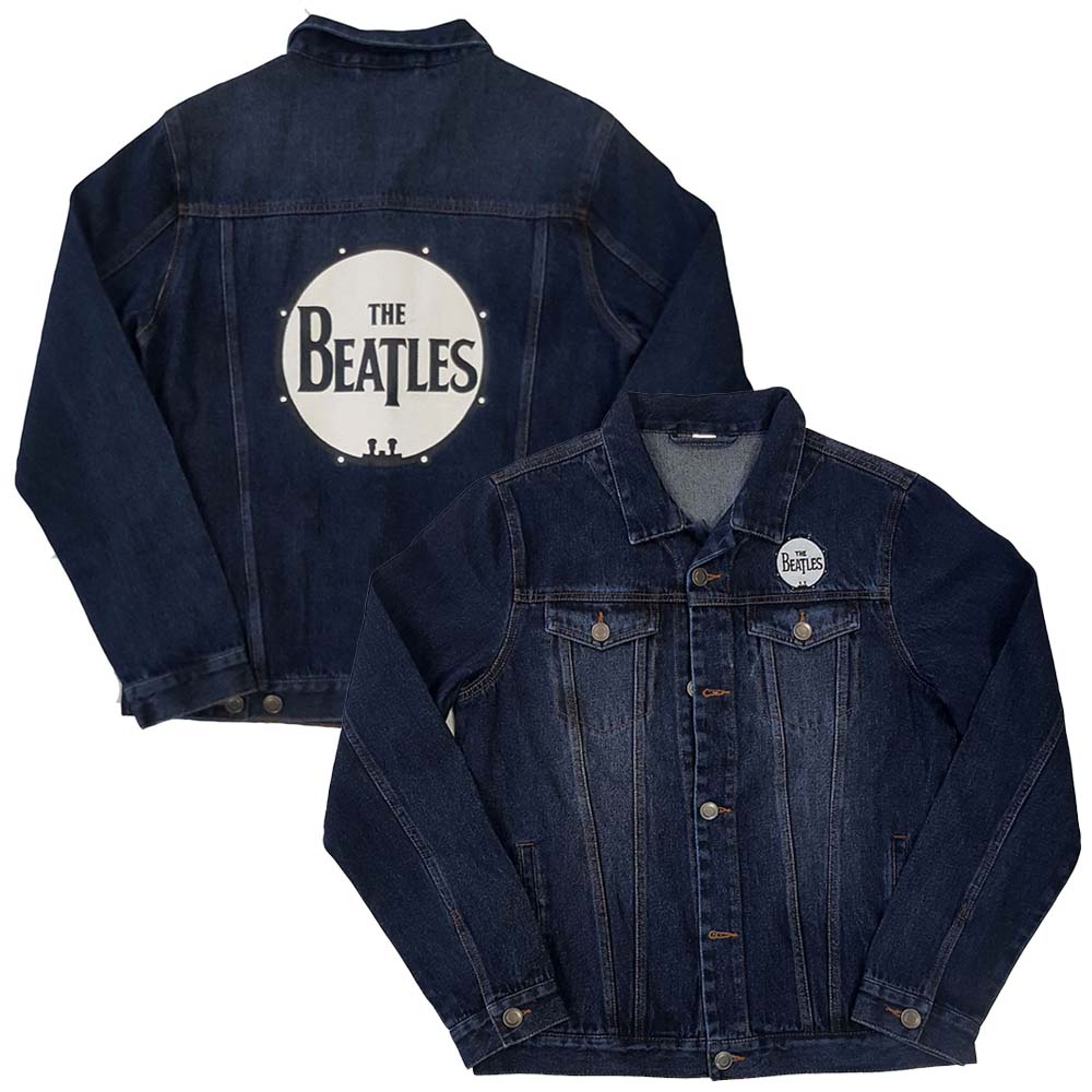 THE BEATLES ビートルズ (結成 65周年 ) - Drum Logo / バックプリントあり / アウター / メンズ 【公式 / オフィシャル】