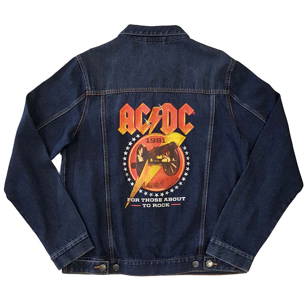 AC/DC (Back in Black 45th Anniversary) - About To Rock / Back Print / Outerwear / Men's