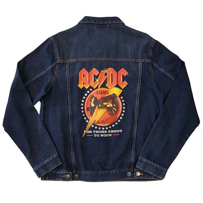 AC/DC (Back in Black 45th Anniversary) - About To Rock / Back Print / Outerwear / Men's