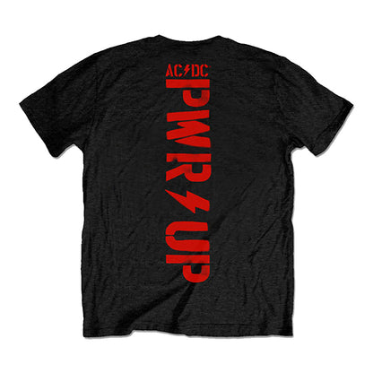 AC/DC エーシーディーシー (Back in Black 45周年 ) - Angus Finger Horns / バックプリントあり / Tシャツ / メンズ
