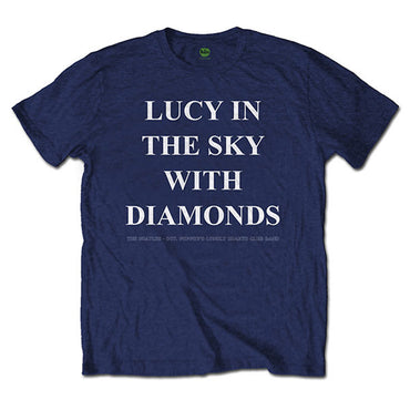 THE BEATLES ビートルズ (結成 65周年 ) - Lucy in the sky with diamonds / バックプリントあり / Tシャツ / メンズ