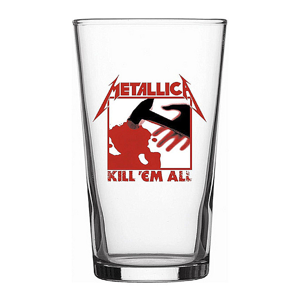 METALLICA メタリカ - Kill ‘Em All / Beer Glass / 食器・グラス