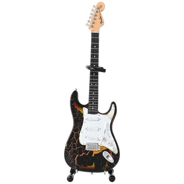 FENDER フェンダー (設立 80周年 ) - Burnt Fender Stratocaster Signature / ミニチュア楽器
