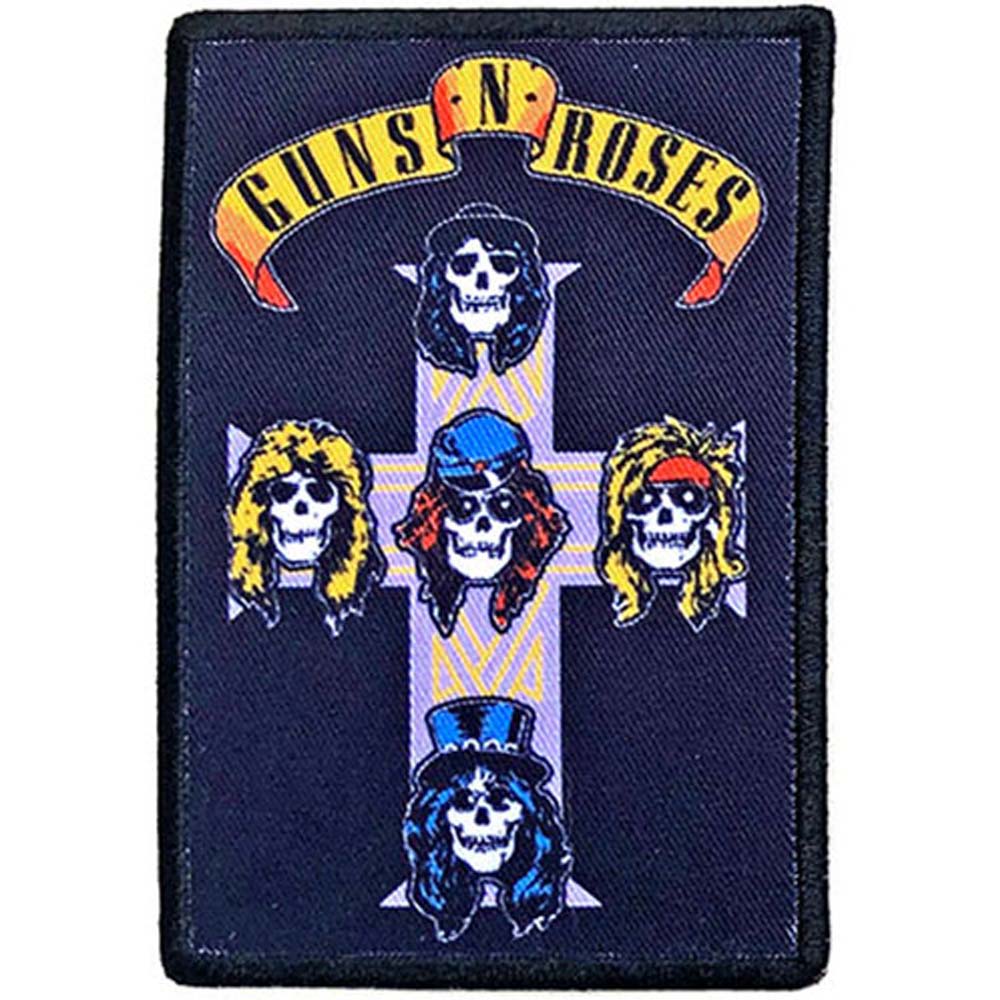 GUNS N ROSES ガンズアンドローゼズ (5月 来日 記念 ) - Nightrain Cross / ワッペン 【公式 / オフィシャル】