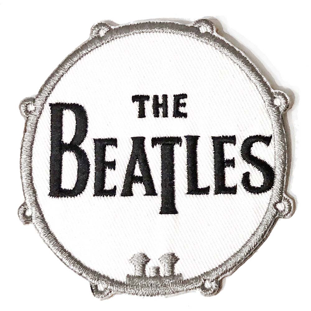 THE BEATLES ビートルズ (結成 65周年 ) - Drum Logo / ワッペン 【公式 / オフィシャル】