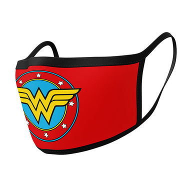 【廃番ラスト販売/特別価格】WONDER WOMAN ワンダーウーマン - Logo 2枚セット / ファッション・マスク