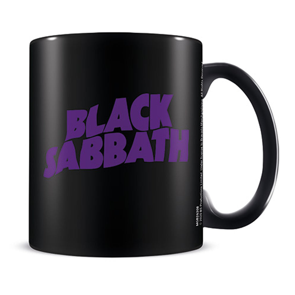 BLACK SABBATH ブラックサバス (OZZY OSBOURNE 追悼 ) - MOR Logo / Black / マグカップ 【公式 / オフィシャル】