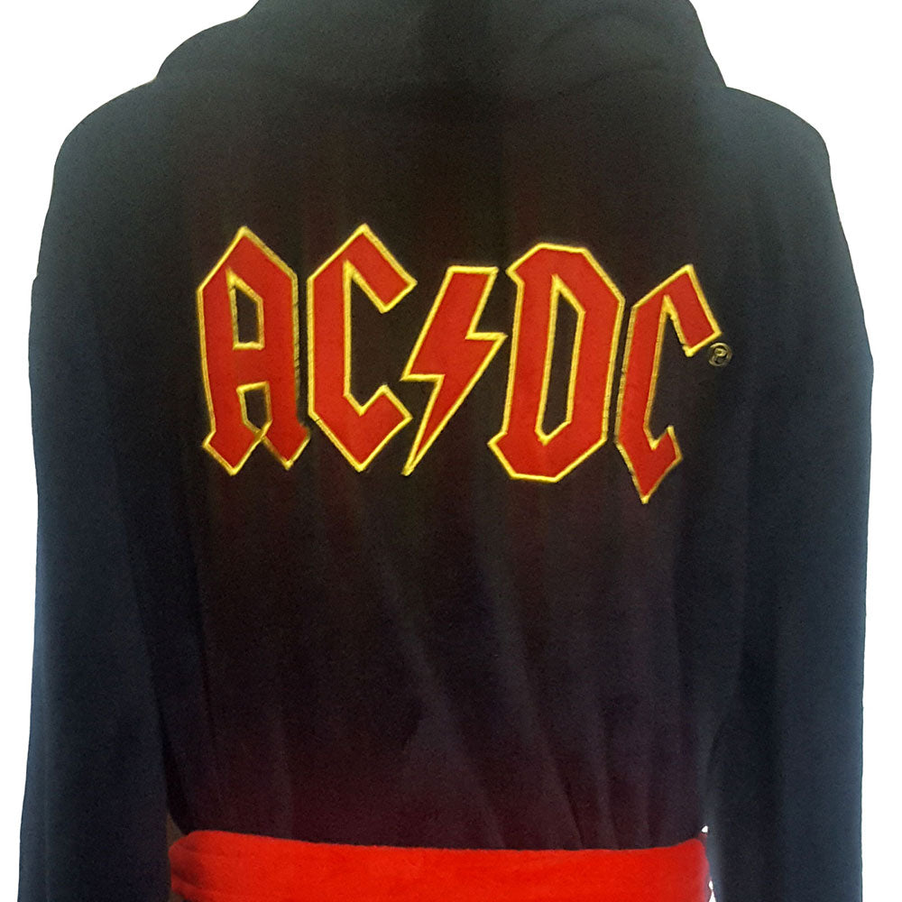 AC/DC エーシーディーシー (Back in Black 45周年 ) - Logo / バスローブ / メンズ