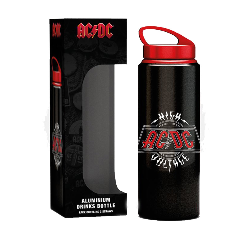 【廃番ラスト販売/特別価格】AC/DC エーシーディーシー (Back in Black 45周年 ) - Logo / ドリンクボトル / ドリンク用品 【公式 / オフィシャル】