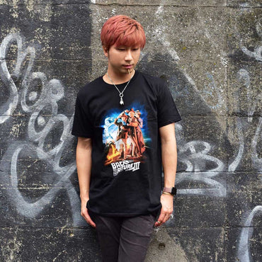 【予約商品】 BACK TO THE FUTURE バックトゥザフューチャー (劇場公開 40周年 ) - BTTF3 / Tシャツ / メンズ