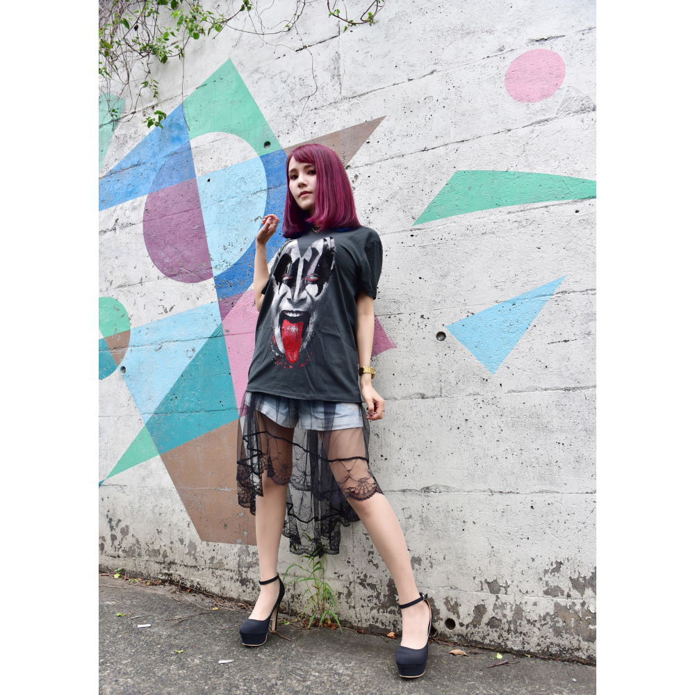 
                  
                    KISS キッス - 【世界限定500着 Foil Print特別仕様】Gene Simmons / Amplified（ ブランド ） / Tシャツ / メンズ
                  
                