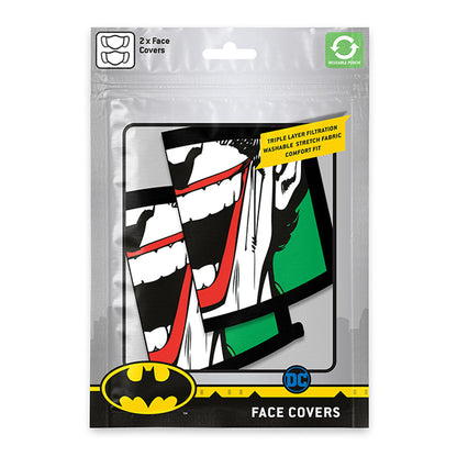 【廃番ラスト販売/特別価格】DC COMICS DCコミックス - Joker Face 2枚セット / ファッション・マスク