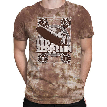 LED ZEPPELIN レッドツェッペリン (公式 映画公開 記念 ) - Poster / タイダイ / Tシャツ / メンズ 【公式 / オフィシャル】