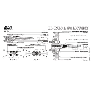 STAR WARS スターウォーズ (マンダロリアン・アンド・グローグー 5月22日 公開 ) - X-Wing Fighter Sketch / マグカップ