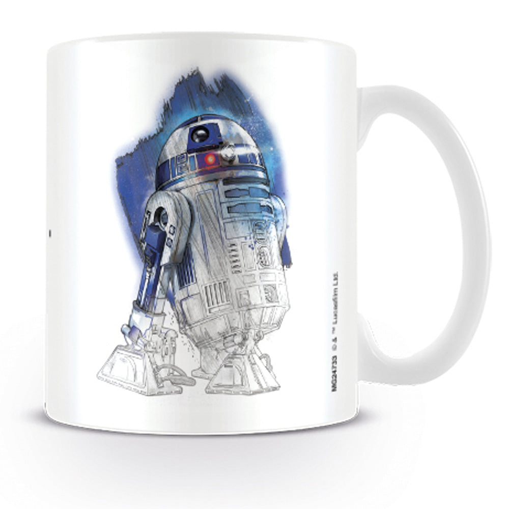 STAR WARS スターウォーズ - R2-D2 Brushstroke / マグカップ 【公式 / オフィシャル】