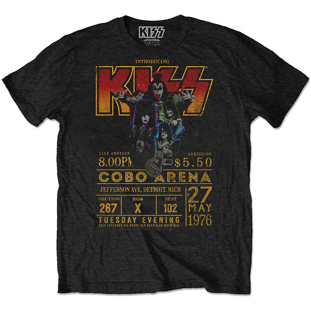 KISS キッス (エース・フレーリー 追悼 ) - Cobra Arena '76 / ECO - TEE / Tシャツ / メンズ - PGS