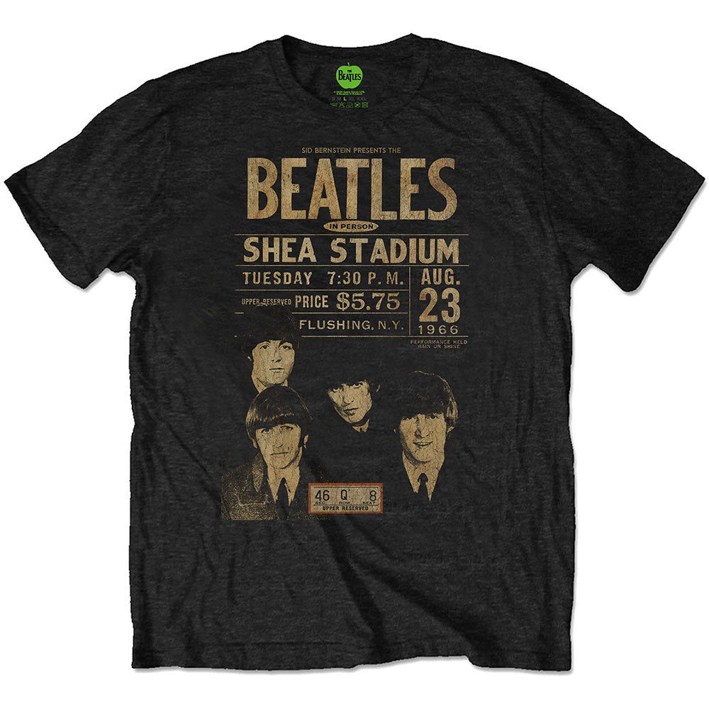 THE BEATLES ビートルズ (結成 65周年 ) - Shea '66 / ECO-TEE / Tシャツ / メンズ 【公式 / オフィシャル】