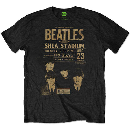THE BEATLES ビートルズ (結成 65周年 ) - Shea '66 / ECO-TEE / Tシャツ / メンズ 【公式 / オフィシャル】