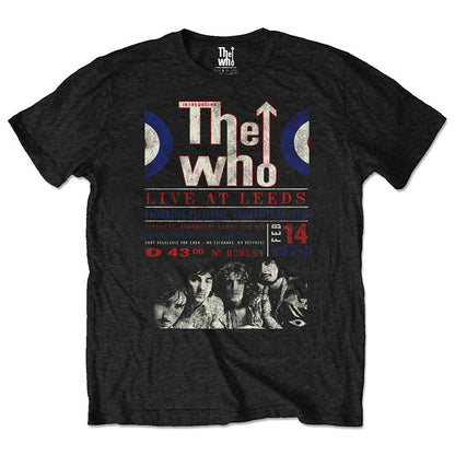 THE WHO ザ・フー (映画公開記念 ) - Live At Leeds '70 / ECO-TEE / Tシャツ / メンズ 【公式 / オフィシャル】