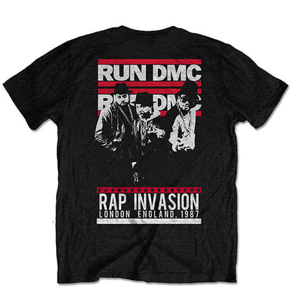 RUN DMC - Rap Invasion / Back Print / T-shirt / Men's