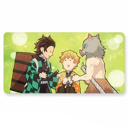 DEMON SLAYER 鬼滅の刃 - 炭治郎・善逸・伊之助 / デスクマット / マウスパッド - PGS