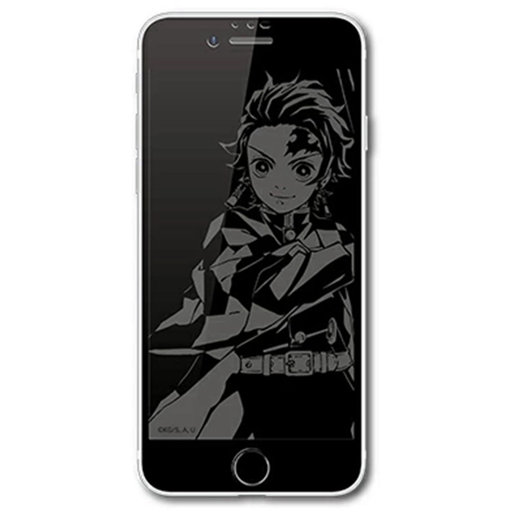 DEMON SLAYER - 竈門炭治郎 / iPhoneSE(第2世代)対応 ガラススクリーンプロテクター