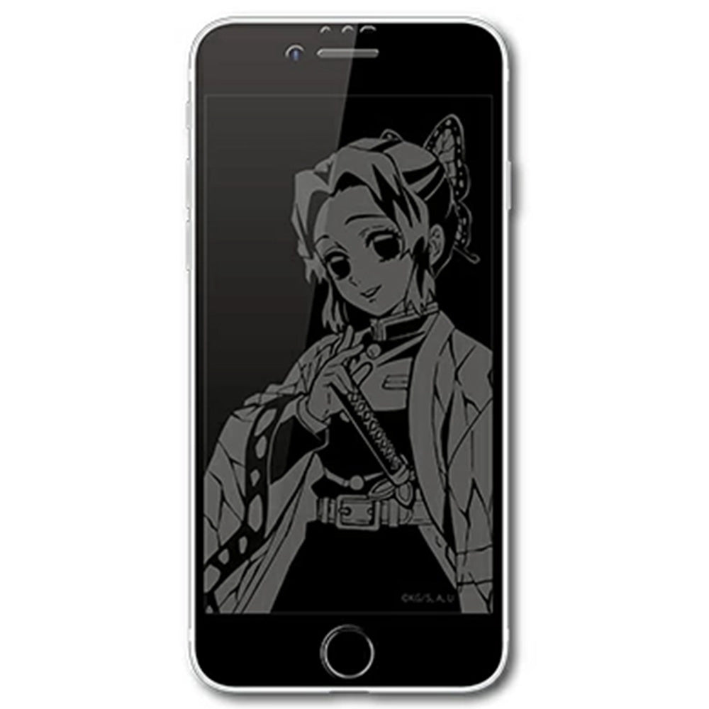 DEMON SLAYER - 胡蝶しのぶ / iPhoneSE(第2世代)対応 ガラススクリーンプロテクター