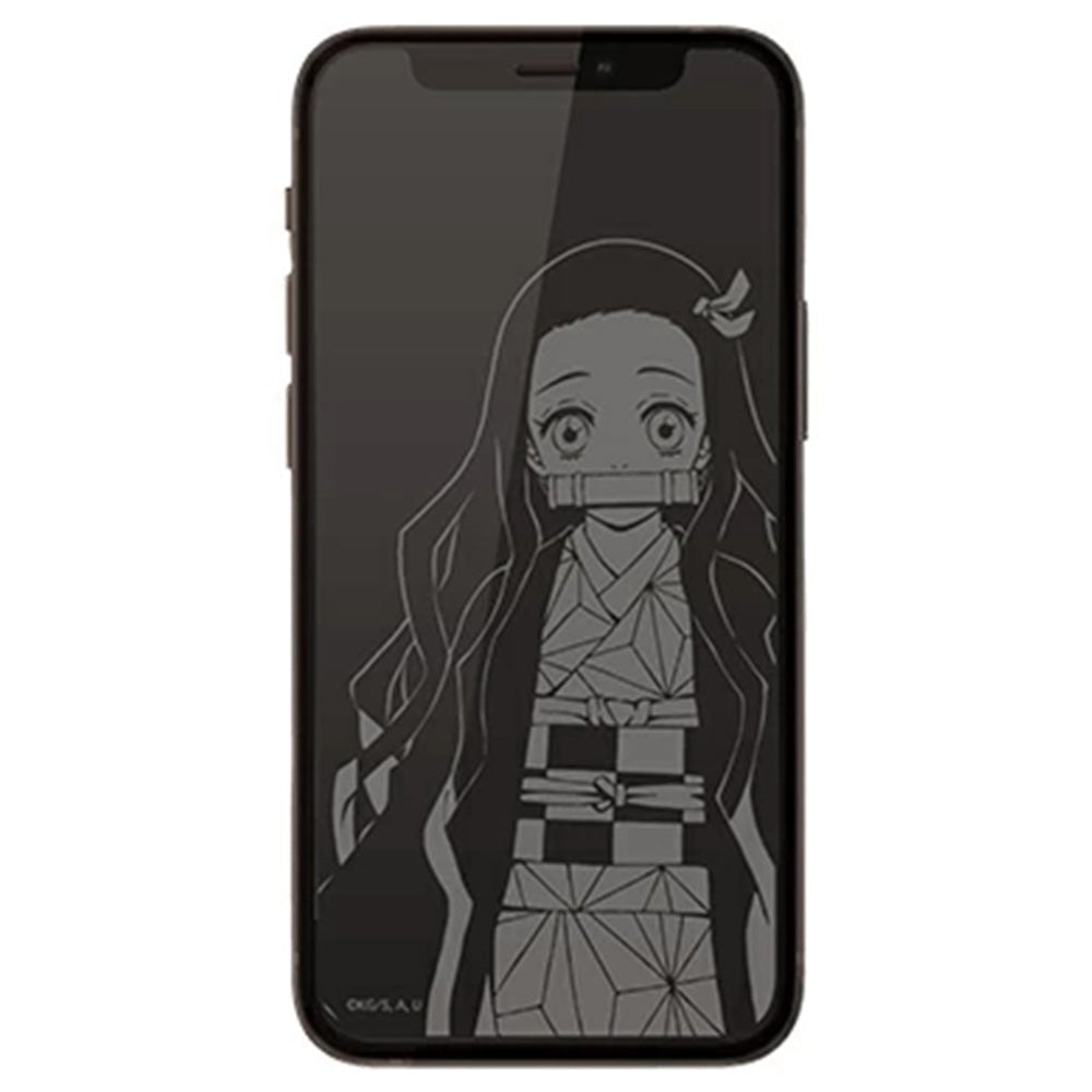 DEMON SLAYER - 竈門禰豆子 / iPhone12 mini対応 ガラススクリーンプロテクター