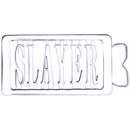 SLAYER スレイヤー (Kerry King 10月 来日 ) - RECTANGLE BELT BUCKLE【限定】 / ベルト・バックル 【公式 / オフィシャル】