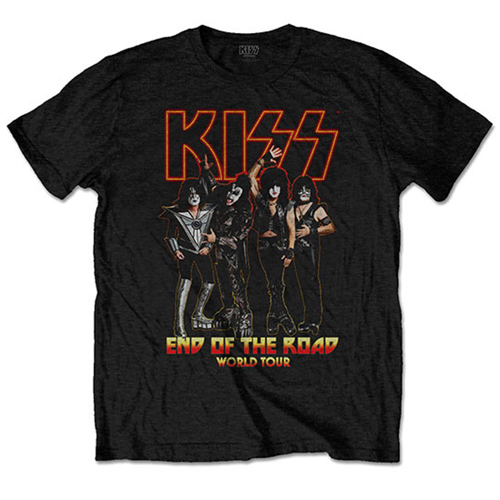 KISS キッス - End Of The Road Tour / バックプリントあり / Tシャツ / メンズ 【公式 / オフィシャル】