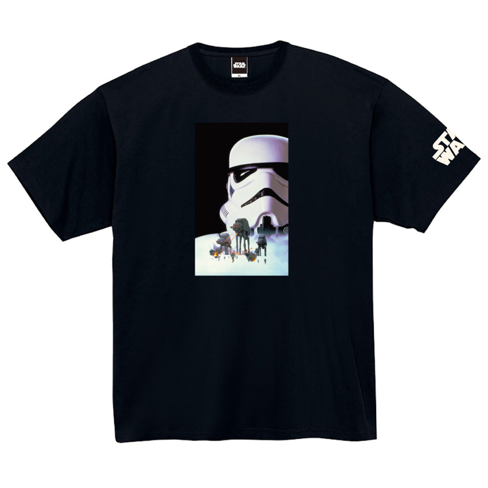 STAR WARS スターウォーズ - 蓄光ロゴTシャツ(ストームトルーパー) / ブラック / 限定商品 / Tシャツ / メンズ 【公式 / オフィシャル】