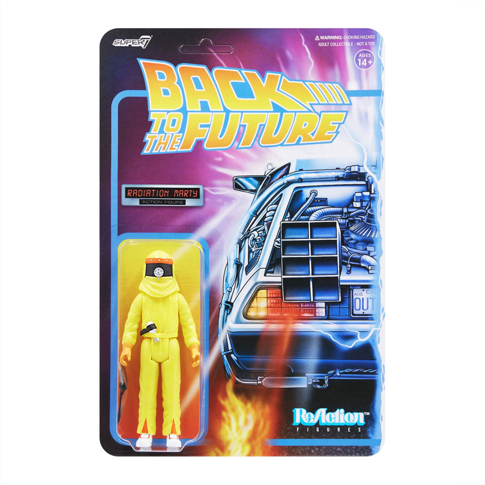 BACK TO THE FUTURE バックトゥザフューチャー (劇場公開 40周年 ) - 1 REACTION FIGURE W2 / MARTY AND THE RADIATION SUIT / フィギュア・人形 【公式 / オフィシャル】